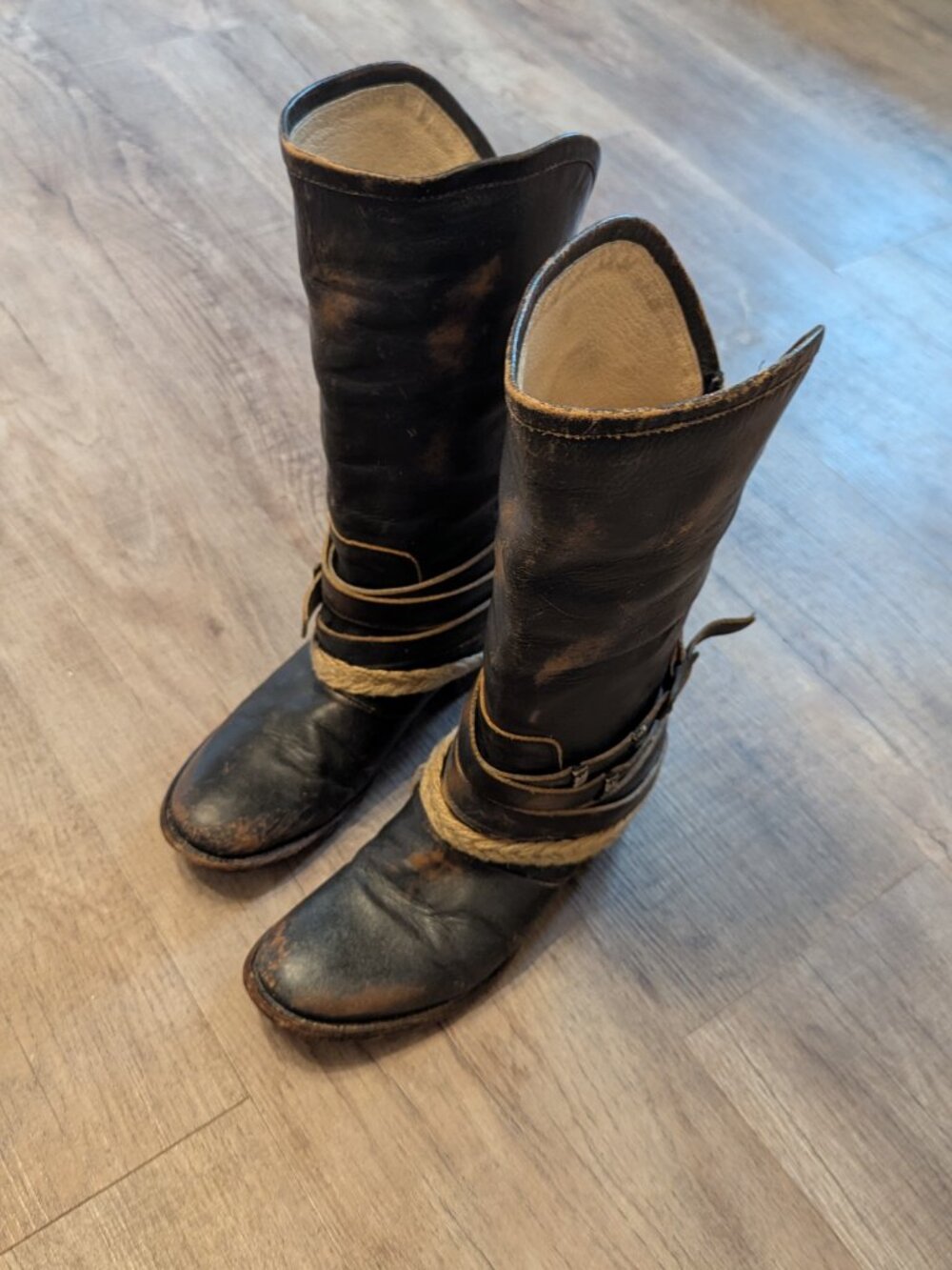 Badass Freebird Drove Boots - Black - Sz - Picture 4 of 7